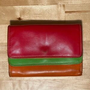 Mywalit Double Flap Purse/Wallet Royal